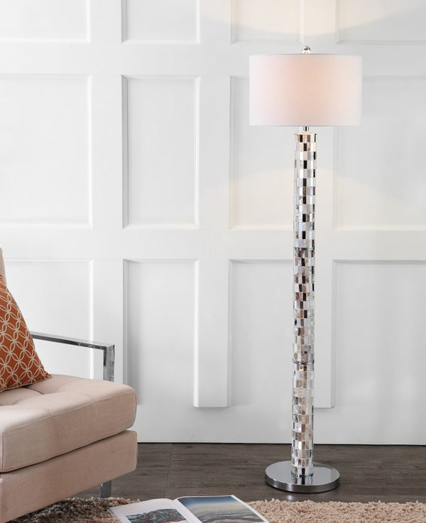 Sloane 63.5" Seashell Mosaic LED Floor Lamp