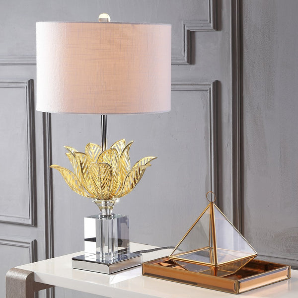 Jeffrey 24.5" Crystal LED Table Lamp