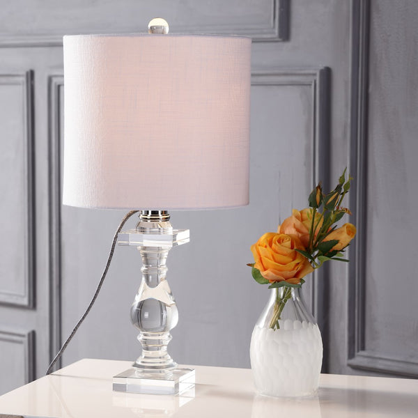 Madison 20.75" Crystal LED Table Lamp