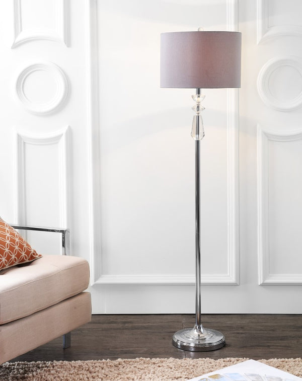 Aspen 59.5" Crystal / Metal LED Floor Lamp