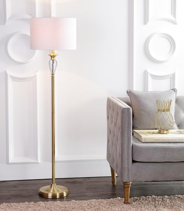 Amelia 60" Crystal / Metal LED Floor Lamp