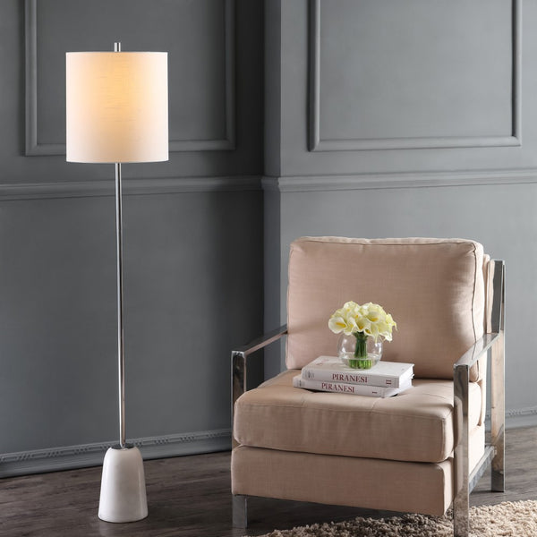 Spiga 62.5" Marble/Metal LED Floor Lamp