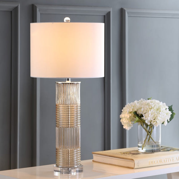 Marsh 30" Glass/Crystal LED Table Lamp