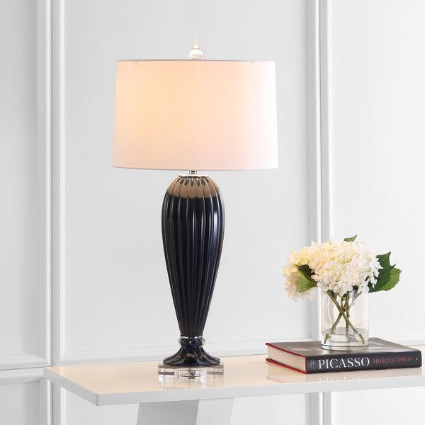 Kayden 32.5" Glass/Crystal LED Table Lamp