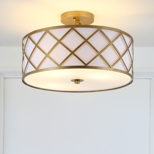 Modern Metal LED Flush Mount