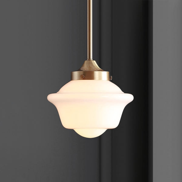 Litchfield Adjustable Drop Metal/Glass LED Pendant