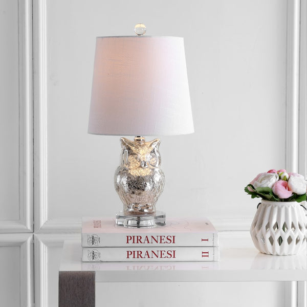 Tawny 19" Glass/Crystal LED Table Lamp