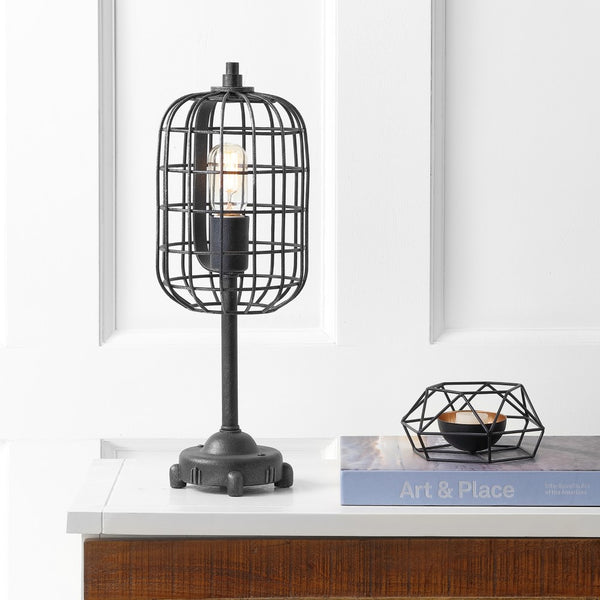 Elegant 20" Industrial Metal Table Lamp