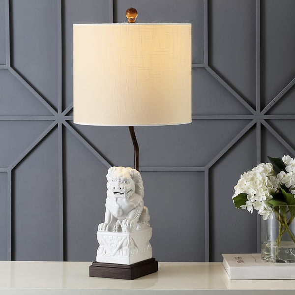 Hinkley Lion 27.5" Ceramic Classic Modern LED Table Lamp