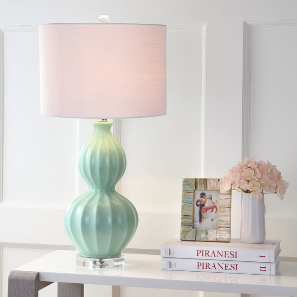 Pilar 28" Glass LED Table Lamp