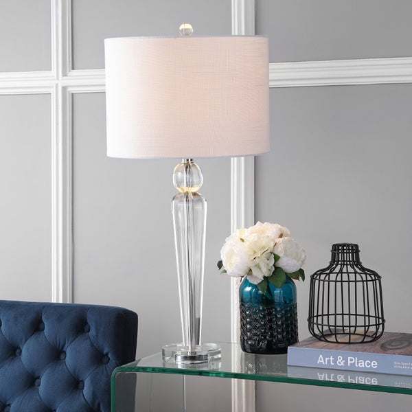 Modern 28.5" Crystal LED Table Lamp