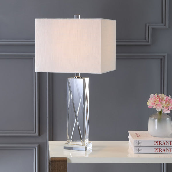 Currey 26.5" Crystal LED Table Lamp