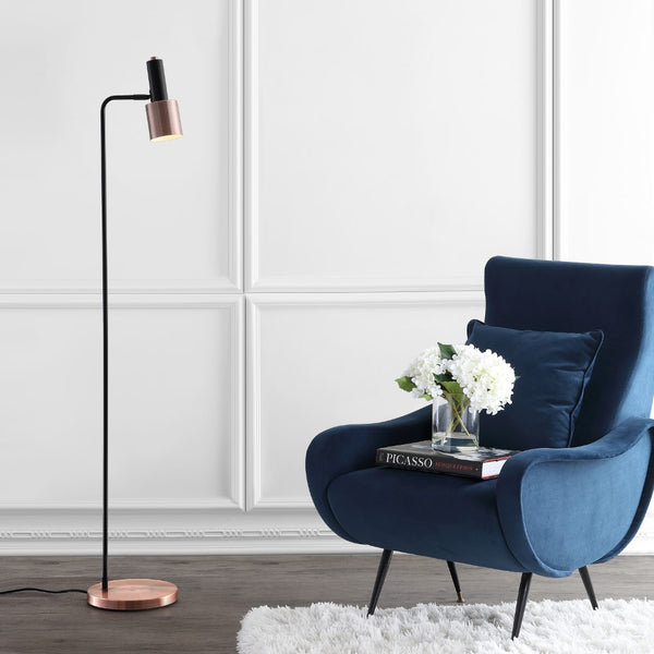 Zehra 59.50" Metal LED Task Floor Lamp