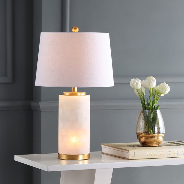 Beekman 25.5" Alabaster LED Table Lamp