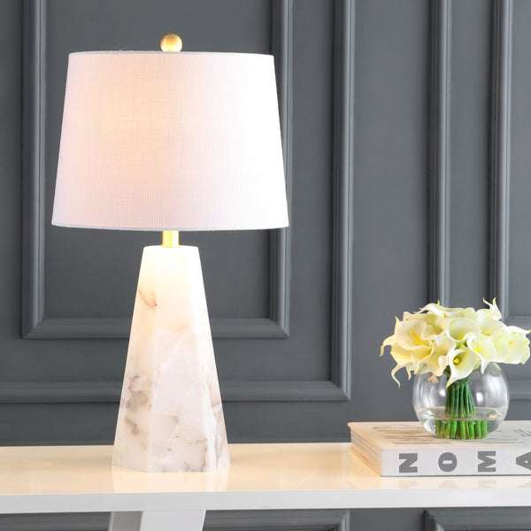 Eloise 25.5" Alabaster LED Table Lamp