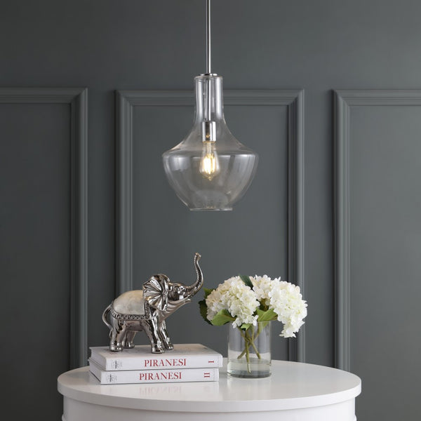 Estelle Glass/Metal LED Pendant