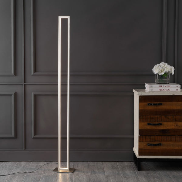 Nessa 59.5" Modern Minimalist Aluminum Integrated Tower LED Floor Lamp