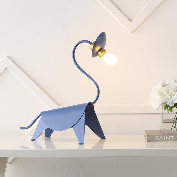 Ore 16" Modern Industrial Iron Brachiosaurus LED Kids' Lamp