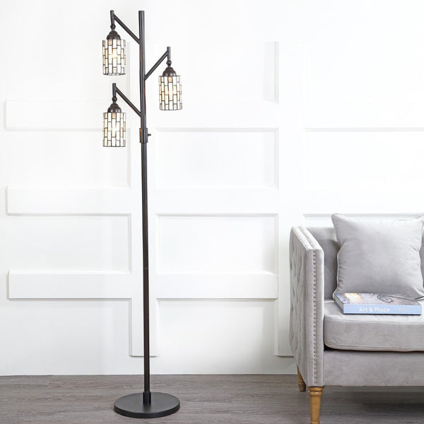 Dale Tiffany-Style 71" Multi-Light LED Floor Lamp