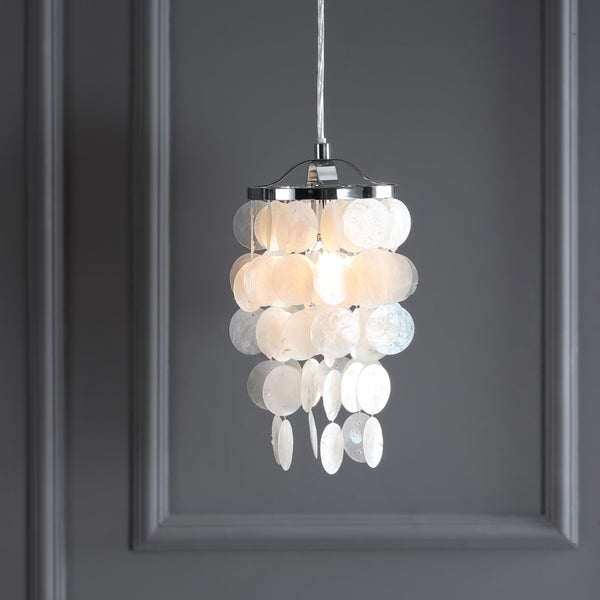 Seashell 7" Seashell LED Chandelier Pendant