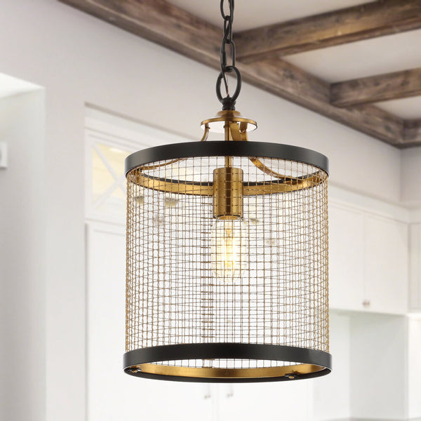 Caleigh 10" Lantern Metal LED Pendant