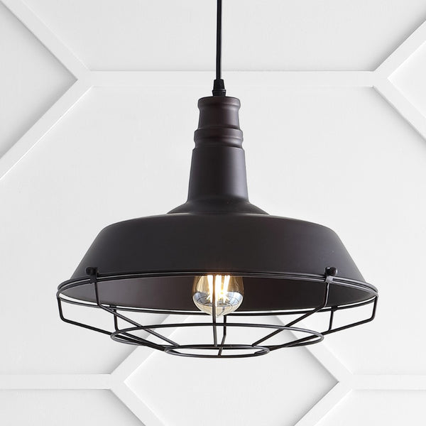 Danseer 14.25" Adjustable Industrial Metal LED Pendant