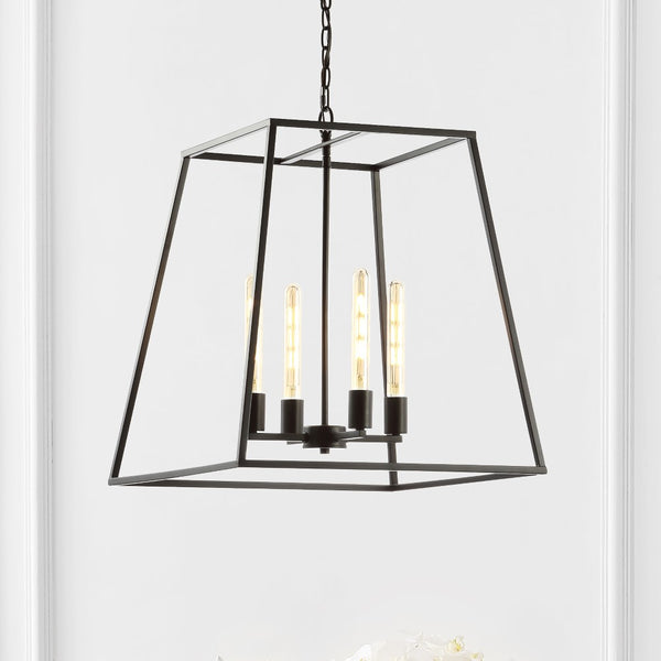 Southport 4-Light 21" Iron Modern Angled LED Pendant