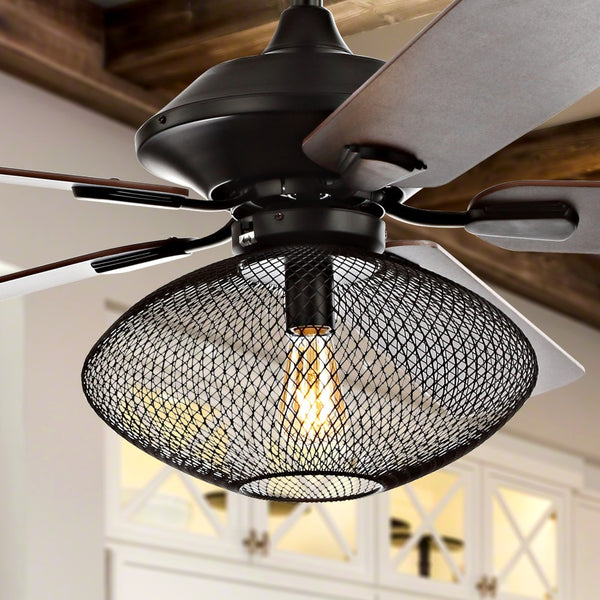 Belladepot 52" 1-Light Mid-century LED Ceiling Fan With Remote