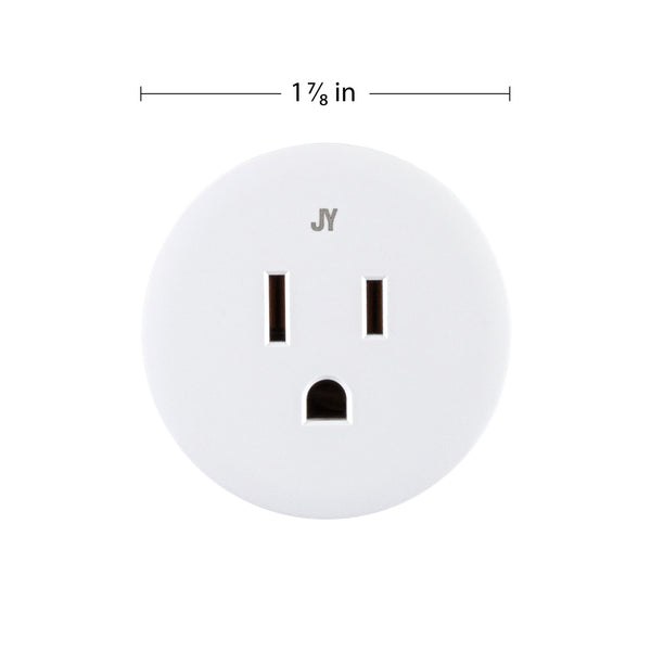 JKT Sasha Smart Plug - WiFi Remote App Control for Lights & Appliances; Compatible with Alexa and Google Home Assistant, No Hub Required