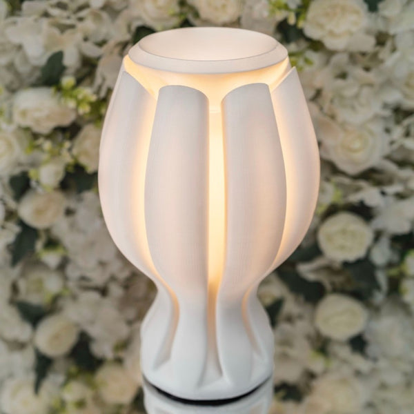 Garrity Tropical Coastal Plant-Based PLA 3D Printed Dimmable LED Table Lamp