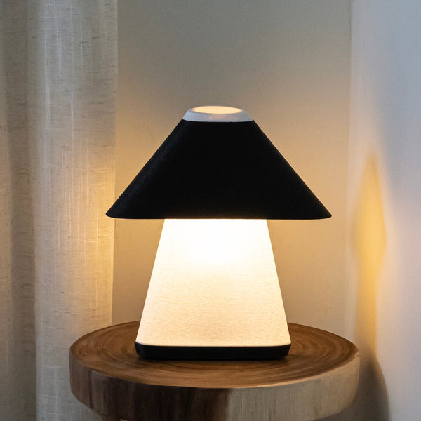 Poised 11.63" Modern Contemporary Plant-Based PLA 3D Printed Dimmable LED Table Lamp